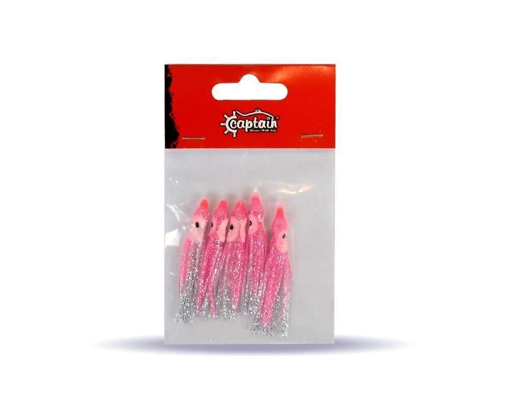 Captain 3593 Octopus Pride 5cm Ahtapot Sübye 5li Paket Suni Yem 032