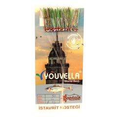 Çinekop Kösteği UV-GLOW Simli Youvella Kartonda 50 İğne 025mm Köstek 86