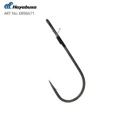 Hayabusa FPP HD Straight Güçlendirilmiş Delikli Lüfer İğnesi Black Nikel