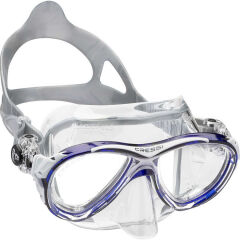 Cressi Eyes Evolution Crystal Dalış Maskesi CLEAR-BLUE