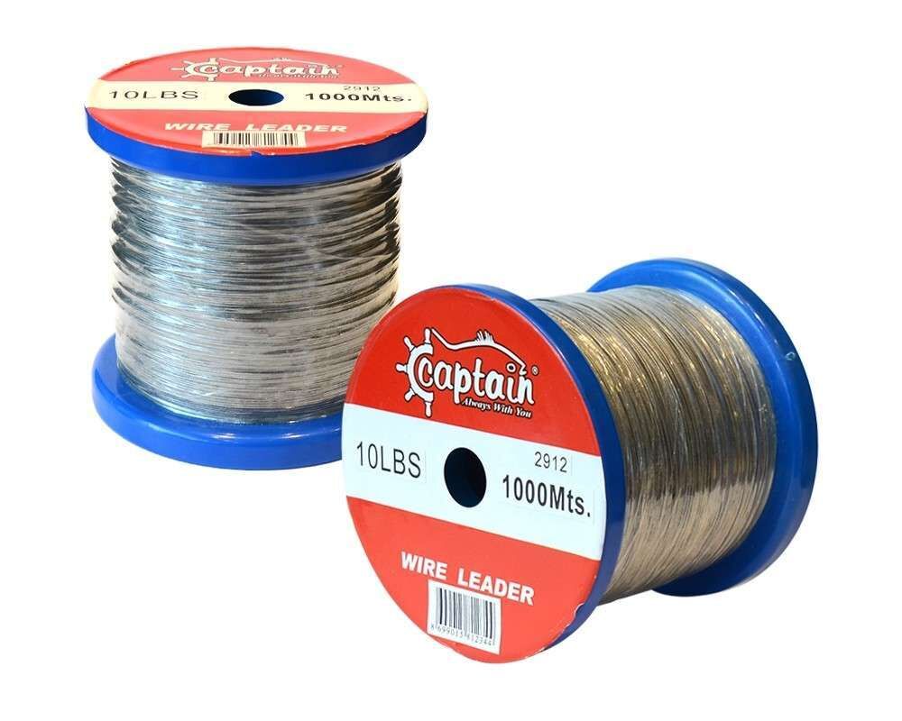 Captain Çelik Tel 1000mt Steel Wire Leader Standart - 20 LBS