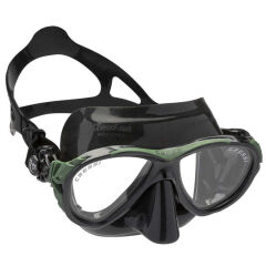 Cressi Eyes Evolution Crystal Dalış Maskesi BLACK-GREEN