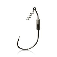 Mustad 91768S18 Power Lock Plus Spring Olta İğnesi BLACK NICKEL - NO:4-0 3LU