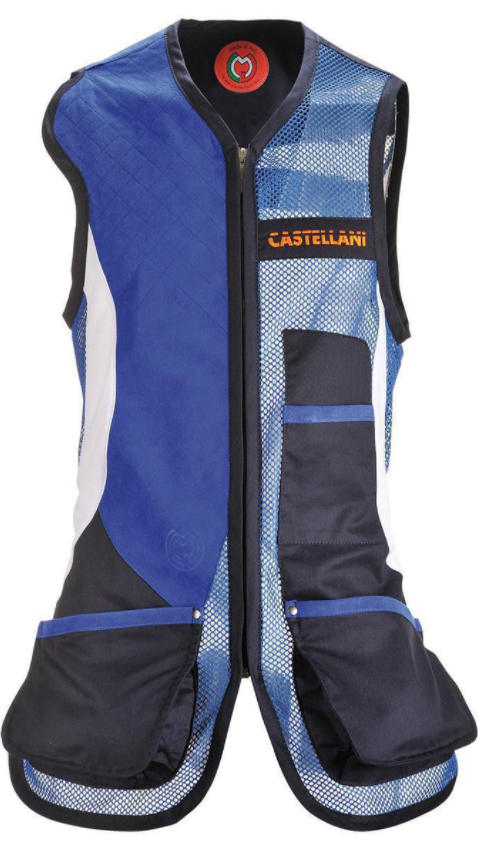 Castellani Atış Yeleği Rio Modeli Mavi Beyaz - 62