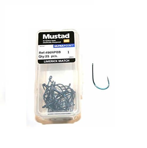 Mustad Olta İğnesi 496 NPBB 25 li Lacivert - NO:2