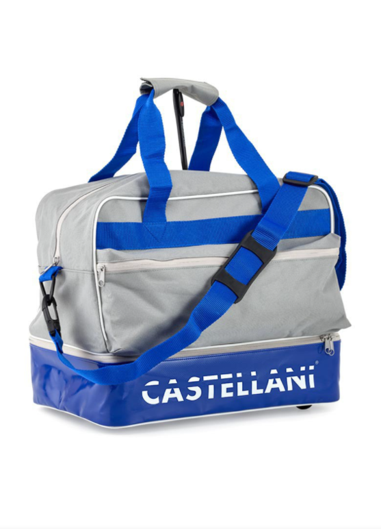 Castellani Su Geçirmeyen Yeni Model Atış Çantası Mavi Beyaz