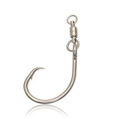 Mustad Swivel Demon Offset Circle SE39943NP 4X Strong Olta İğnesi