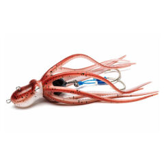 Mustad Inkvader Octopus Jig Sahte Yem RED - RED - 200GR