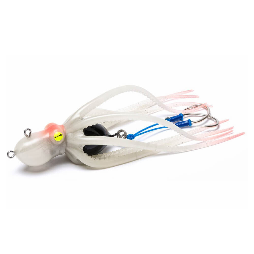 Mustad Inkvader Octopus Jig Sahte Yem GLO - GLOW - 200GR