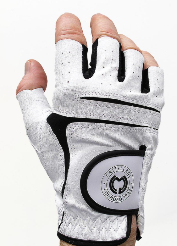 Castellani Pro Eldiven Yarım Beyaz