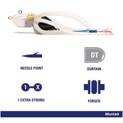 Mustad Inkvader Octopus Jig Sahte Yem GLO - GLOW - 80GR