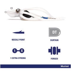 Mustad Inkvader Octopus Jig Sahte Yem CAS - CASPER - 200GR