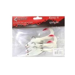 Captain 3559 Pencil Soft 10cm Levrek Silikonu 3lü Suni Balık