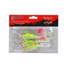 Captain 3559 Pencil Soft 10cm Levrek Silikonu 3lü Suni Balık 4