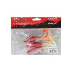 Captain 3559 Pencil Soft 10cm Levrek Silikonu 3lü Suni Balık 2
