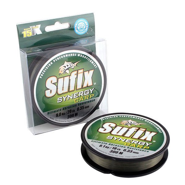 Sufix Synergy Carp Misina GREEN - 0.35MM - 300MT - 8.7KG