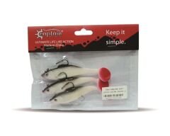 Captain 3567 Cracker Soft 10cm Levrek Turna Silikonu 3lü Set Suni Balık