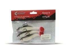 Captain 3567 Cracker Soft 10cm Levrek Turna Silikonu 3lü Set Suni Balık 1