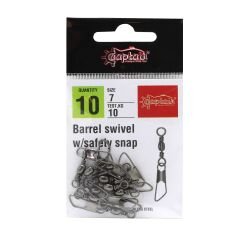 Captain 5020 Klips 10lu Paket Black Nikel