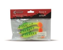 Captain 3567 Cracker Soft 10cm Levrek Turna Silikonu 3lü Set Suni Balık 5