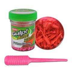 Berkley Gulp Alive Fish Fry FLUORESCENT ORANGE - 2CM