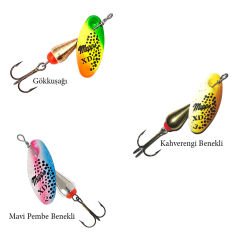 Mepps Xd Tri Fluo Olta Kaşığı GÖKKUŞAĞI - NO:2