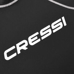 Cressi Rash Guard Lady Kısa Kollu T-Shirt BLACK-WHITE - NO:1 - XS