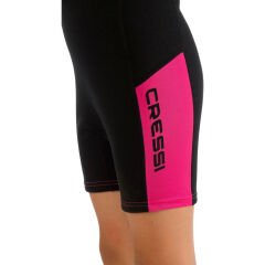 Cressi Little Shark Junior Shorty Dalış Elbisesi BLACK / PINK - 2MM - 11/12 YAŞ