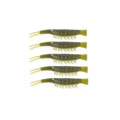 Captain 3052 Silikon Karides 6cm Suni Yem 5li Paket