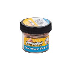 Berkley Powerbait Honey Worms Sahte Kurt HOT YELLOW - 2.5CM