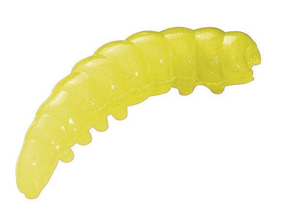 Berkley Powerbait Honey Worms Sahte Kurt HOT YELLOW - 2.5CM