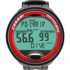 Cressi Donatello Diving Computer BLACK - RED