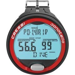 Cressi Donatello Diving Computer BLACK - RED