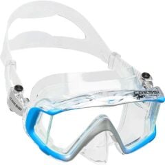 Cressi Liberty Triside Dalış Maskesi CLEAR - BLUE - SILVER