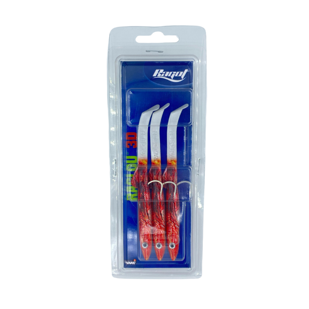 Ragot Raglou 3D Silikon Balık ABLR - 85MM - 3LÜ
