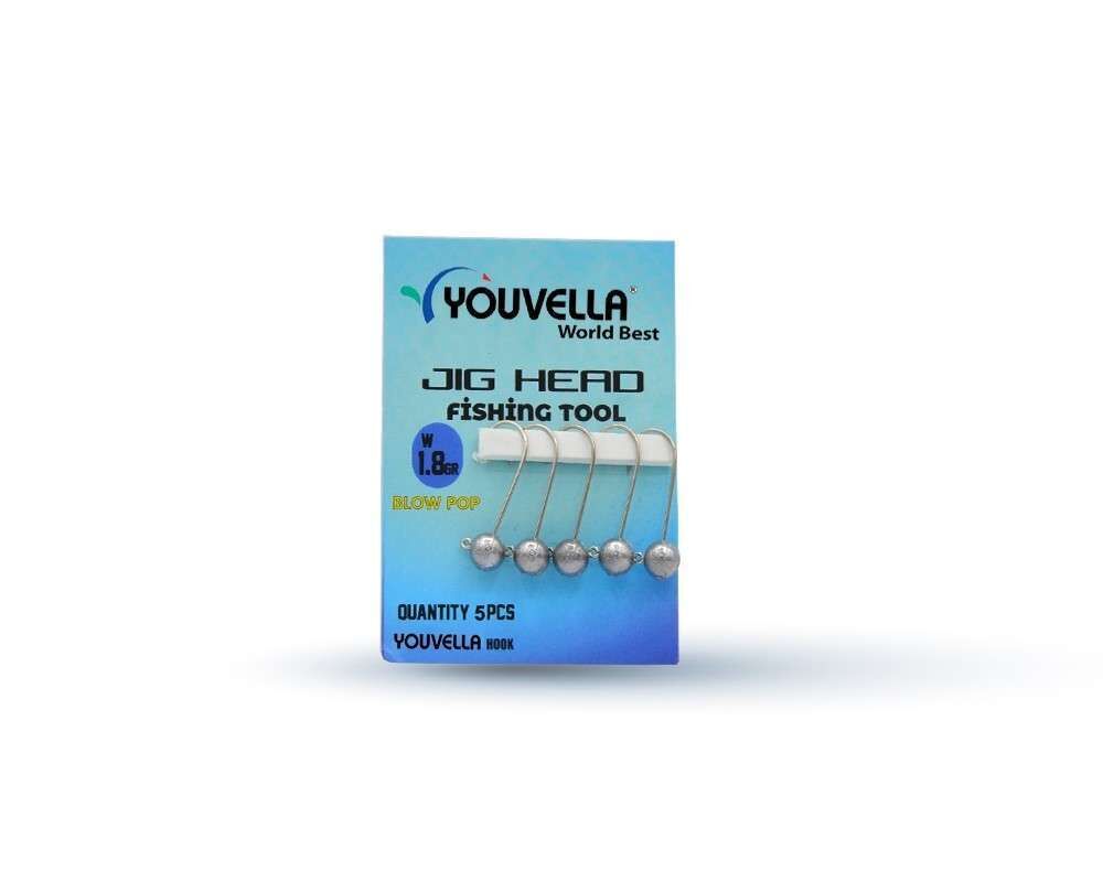 Youvella 6398 Jig Head Blow Pop LRF Jig Head 5li Paket Standart - 2.5 GR