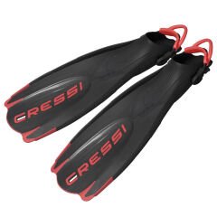Cressi Maui Dalış Paleti BLACK - RED - S-M