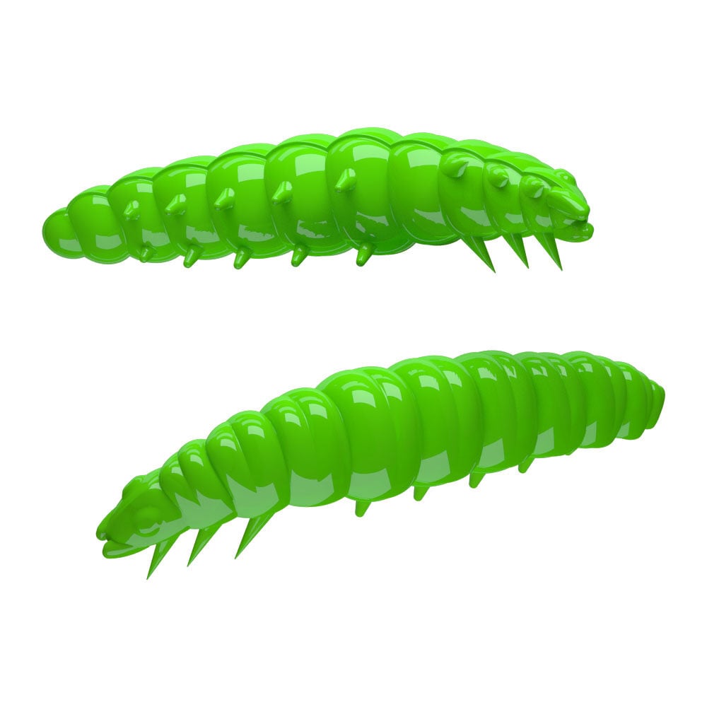Libra Lures Larva Garlic Suni Yem 026 - HOT GREEN - 35MM