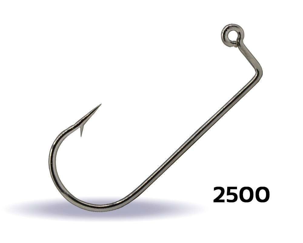 Youvella 2500 Jig Head İğnesi Delikli Uzun 100lü Kutu Nikel Standart - 6