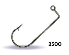 Youvella 2500 Jig Head İğnesi Delikli Uzun 100lü Kutu Nikel Standart - 5-0