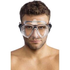 Cressi Big Eyes Evolution Crystal Dalış Maskesi CLEAR-BLACK