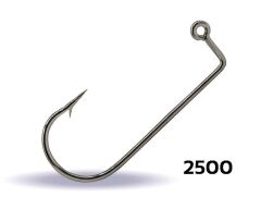 Youvella 2500 Jig Head İğnesi Delikli Uzun 100lü Kutu Nikel Standart - 2
