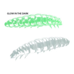 Libra Lures Larva Cheese Suni Yem 000 - GLOW UV GREEN - 35MM