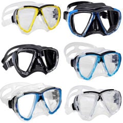 Cressi Big Eyes Dalış Maskesi CLEAR-BLUE