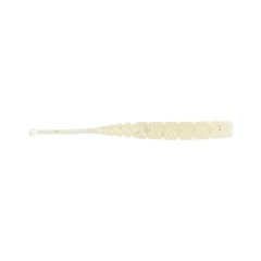 Mustad Aji Worm Ball Tail Silikon Kurt 007 - WHITE LUMINOUS - 5CM - 12Lİ