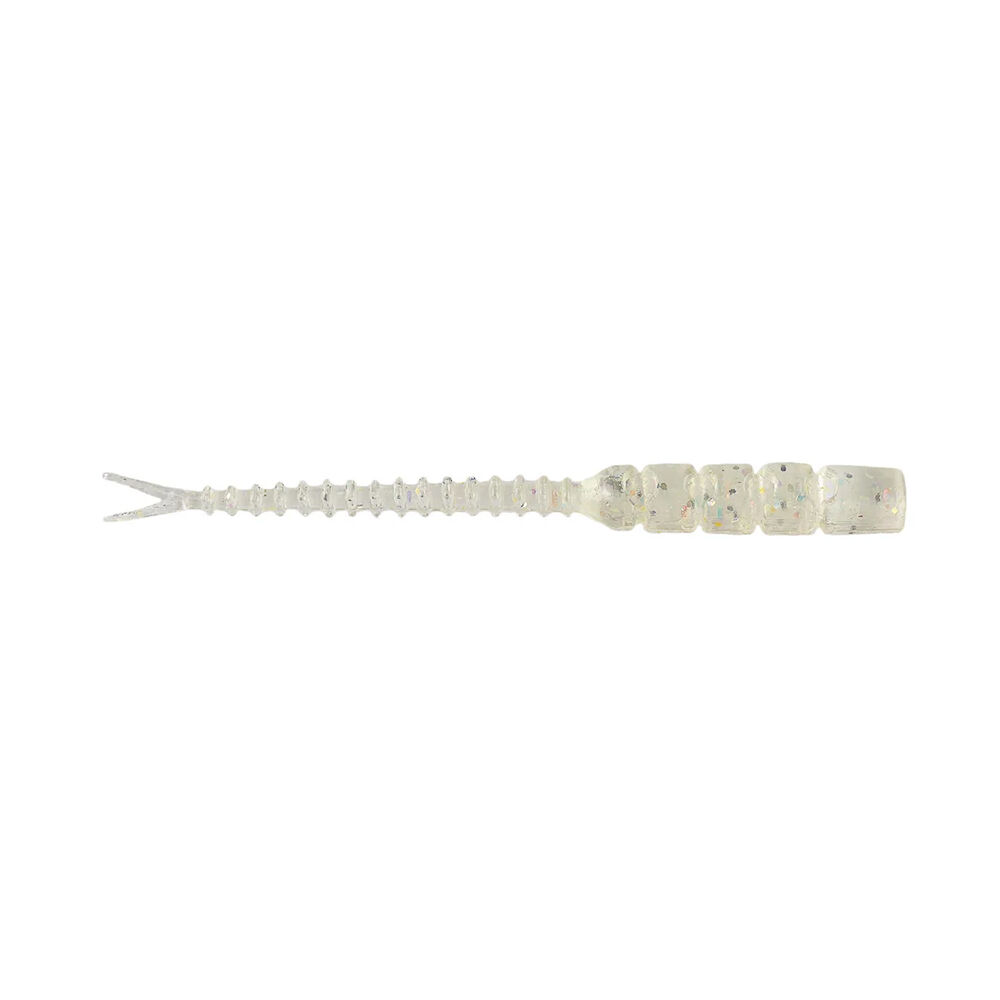 Mustad Aji Hellgramite Silikon Kurt 001 - CLEAR RBOW GLITTER - 5CM - 12Lİ