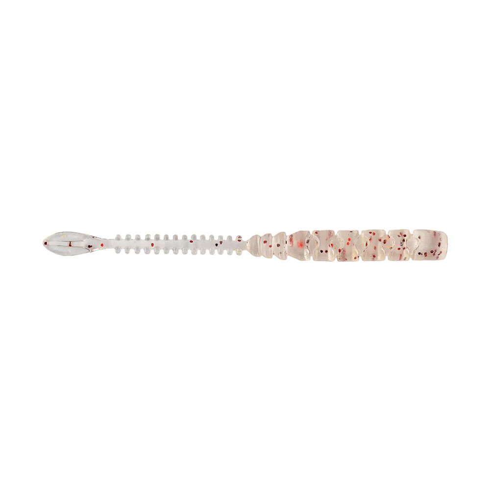 Mustad Aji Beaver Tail Silikon Kurt 010 - UV CLEAR RED GLIT - 64MM - 12Lİ