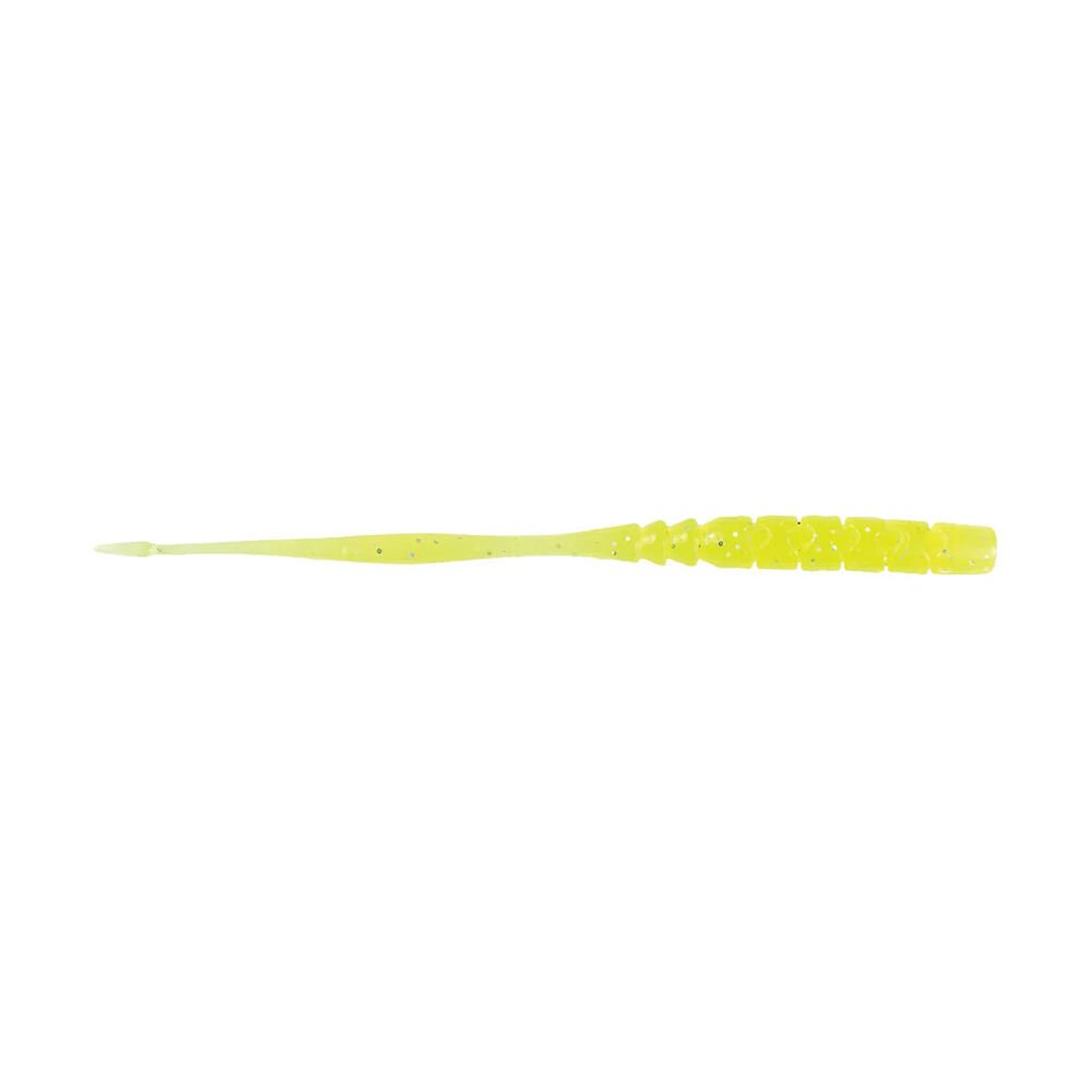 Mustad Aji Straight Tail Silikon Kurt 005 - CLEAR CHARTREUSE - 76MM - 12Lİ