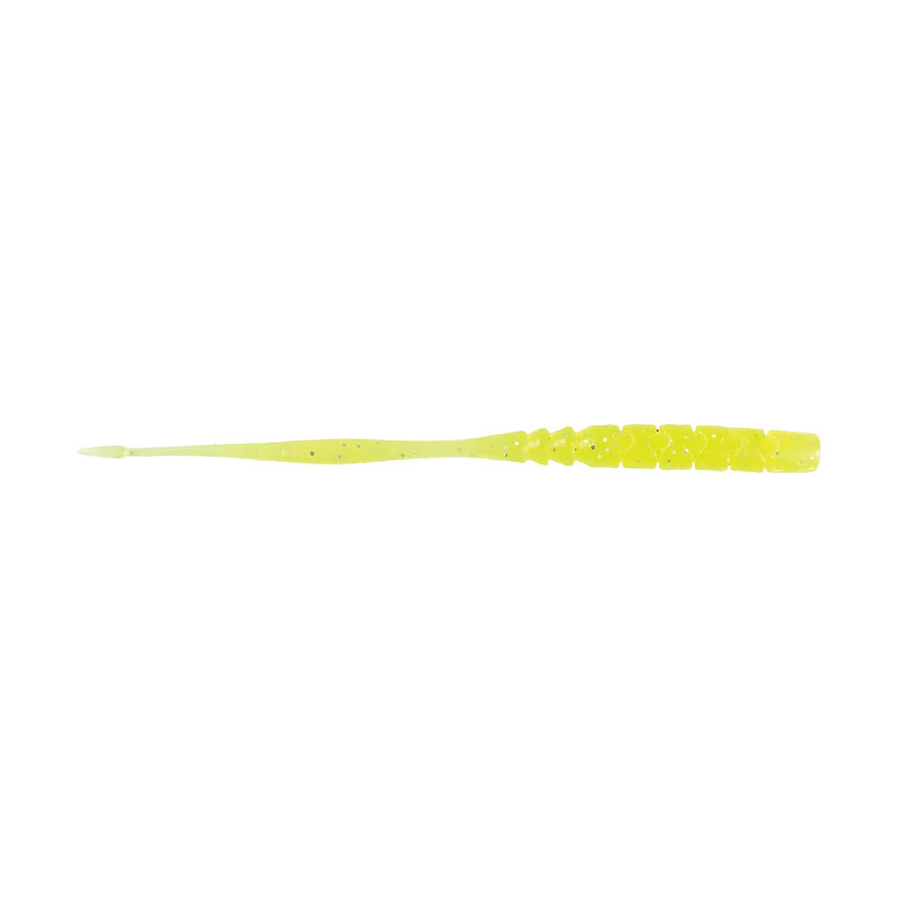 Mustad Aji Straight Tail Silikon Kurt 005 - CLEAR CHARTREUSE - 76MM - 12Lİ
