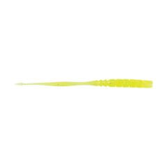 Mustad Aji Straight Tail Silikon Kurt 005 - CLEAR CHARTREUSE - 76MM - 12Lİ